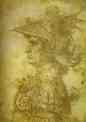 Leonardo da Vinci. Antique Warrior.
