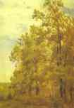 Isaac Levitan. Edge of a Forest.