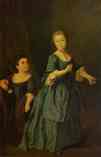Dmitry Levitzky. Portrait of F. S. Rzhevskaya and Princess N. M. Davydova.
