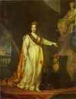Dmitry Levitzky. Portrait of Catherine II as Legislator in the Temple of the Goddess of Justice.