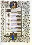 Limbourg Brothers. The Belles Heures of Jean de France, Duke de Berry. September.