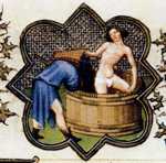 Limbourg Brothers. The Belles Heures of Jean de France, Duke de Berry. September. Detail.