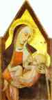 Ambrogio Lorenzetti. Madonna of the Milk.