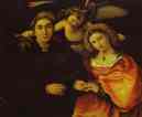 Lorenzo Lotto. Portrait of Messer Marsilio and His Wife.