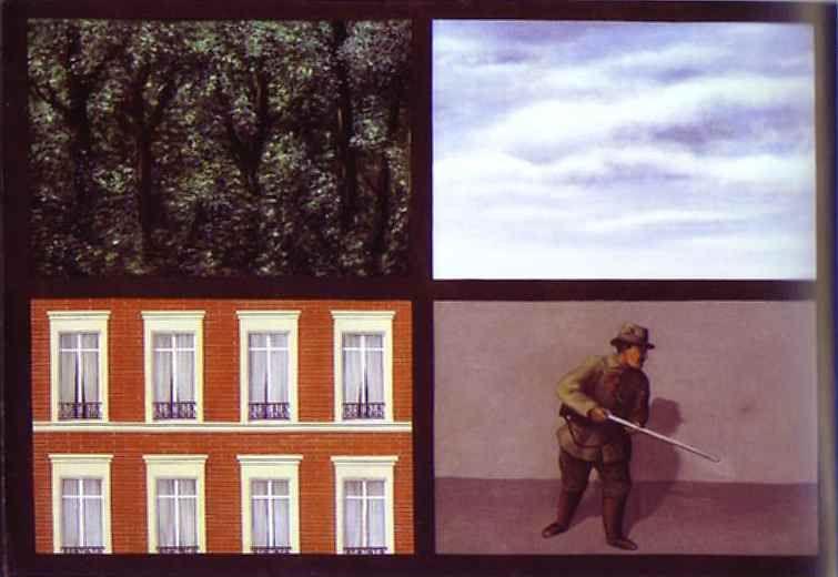 René Magritte. Obsession (French: L'Idée fixe).