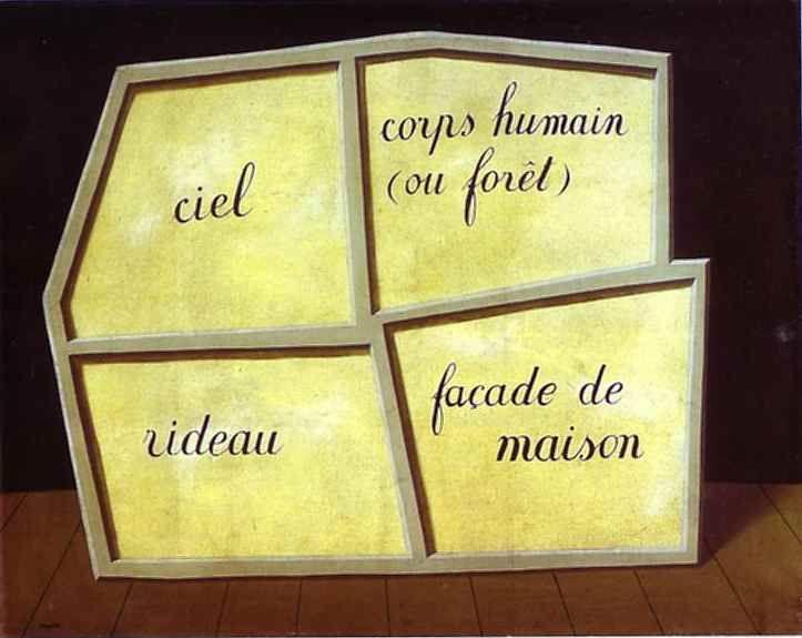 René Magritte. The Empty Mask.