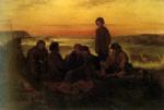 Vladimir Makovsky. Peasant Boys Watching Horses at Night.