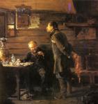 Vladimir Makovsky. Nightingale Fanciers. Detail.