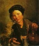 Vladimir Makovsky. Boy Selling Kvass.