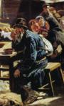 Vladimir Makovsky. Lunch. Detail. Study for the painting "Flea market in Moscow".