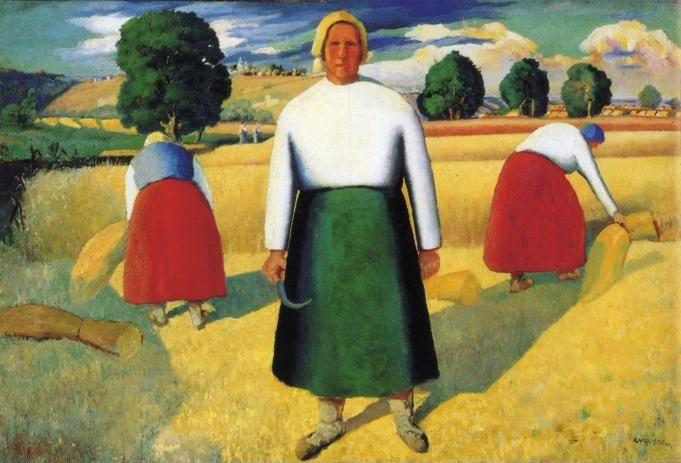 Kazimir Malevich. Reapers.
