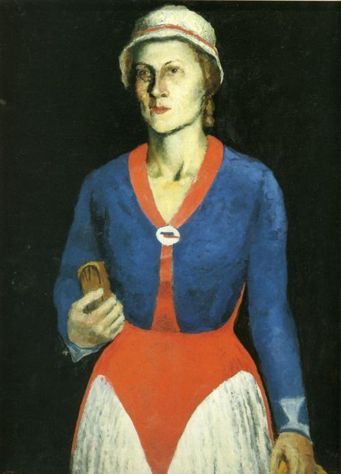 Kazimir Malevich. Portrait of Artist's
Wife N.A. Malevich.