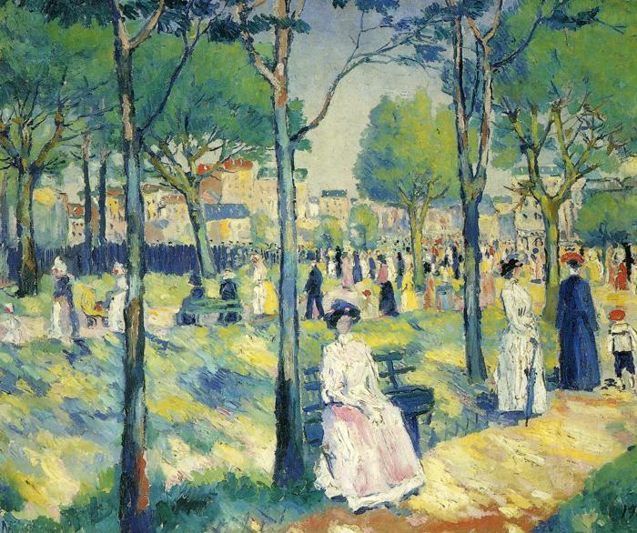 Kazimir Malevich. On the Boulevard.