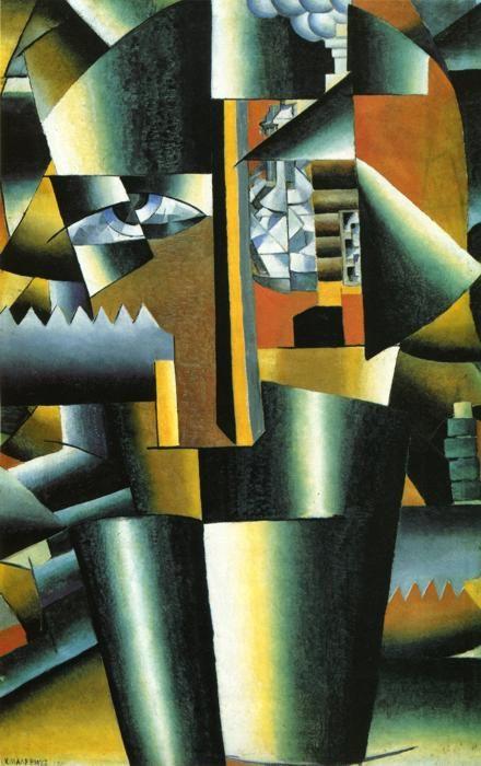 Kazimir Malevich. Portrait of I.V. Klyun (Klyunkov).
