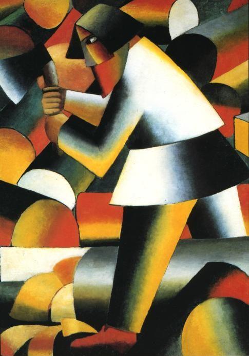 Kazimir Malevich. Woodcutter.