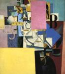 Kazimir Malevich. Lady at the Poster
 Column.