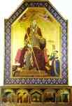 Simone Martini. St. Louis of Toulouse  Crowning Robert of Anjou.
