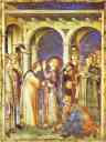 Simone Martini. St. Martin is Dubbed  a Knight.