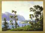 Andrey Martynov. View of the Nikolsky Monastery on Lake Baikal.