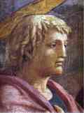 Masaccio. Rendering of the Tribute Money  (detail).