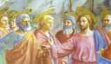 Masaccio. Rendering of the Tribute Money  (detail).