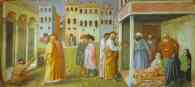 Masolino. Healing of a Cripple and the Raising  of Tabitha.