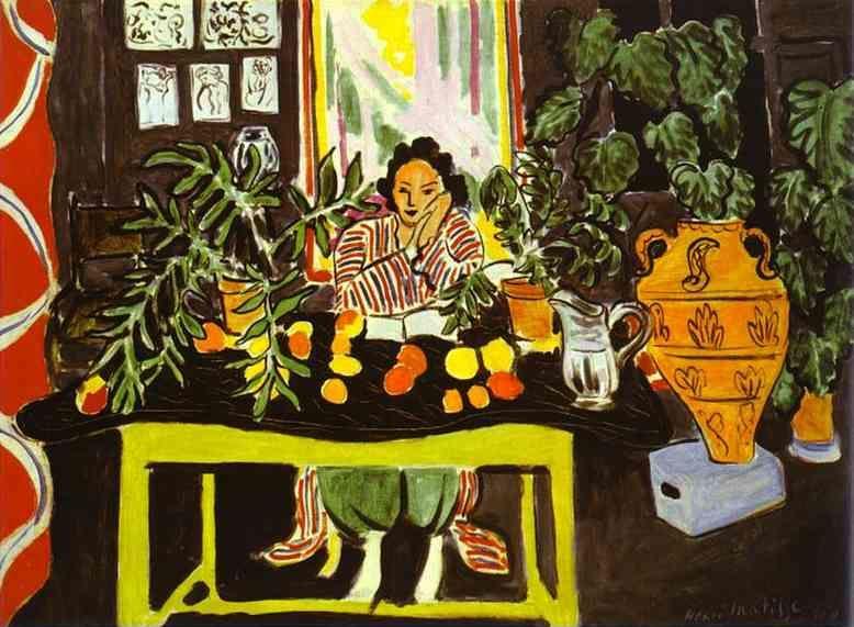 Henri Matisse. Interior with Etruscan Vase.