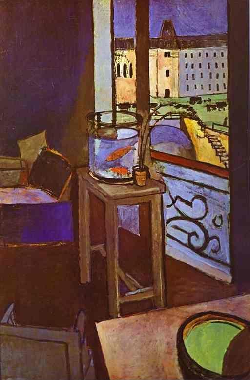 Henri Matisse. Interior with a Bowl with Red Fish.