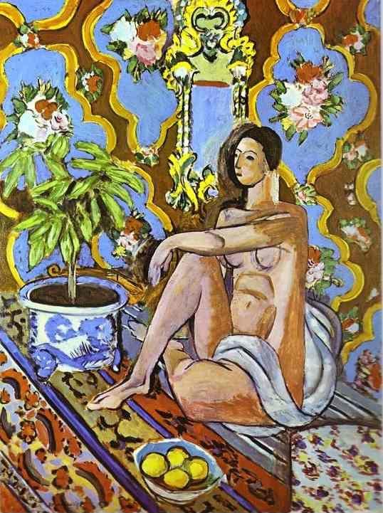 Henri Matisse. Decorative Figure on an Ornamental Background.