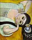 Laurette's Head with a Coffee  Cup.