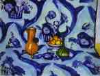 Blue Table-Cloth.