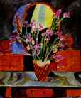 Vase of Irises.