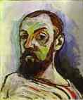 Self-Portrait in a Striped  T-Shirt.