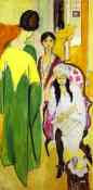 Three Sisters. Triptych. Left part.