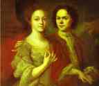 Andrey Matveev. Self-Portrait with Wife.