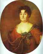 Andrey Matveev. Portrait of the Princess A. P. Golitzina.