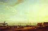 Johann Georg Mayr. View of the Palace Embankment
 and the Summer Gardens from the Petersburg Side.