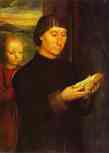 Hans Memling. Portrait of a Reading  Man.