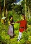 Sir John Everett Millais. The Woodman's  Daughter.