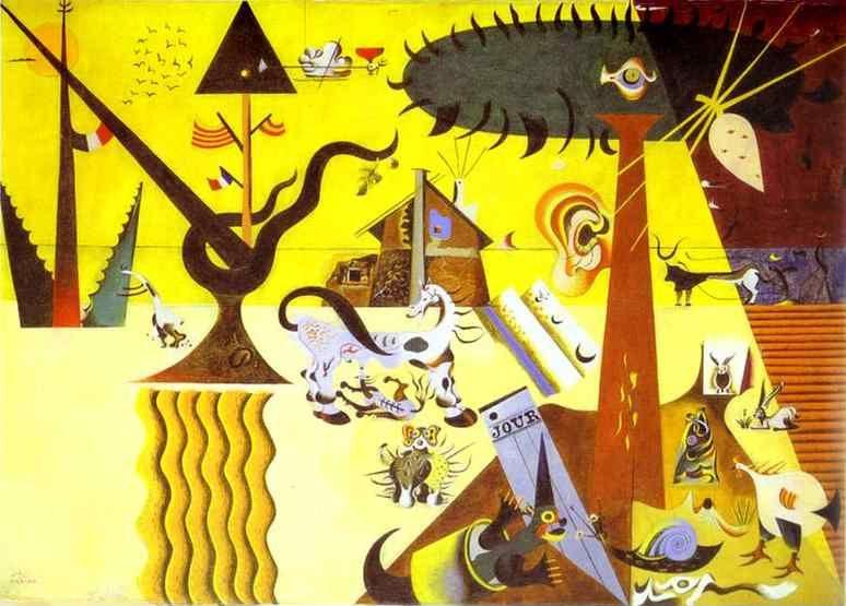 Joan Miró. The Tilled Field.