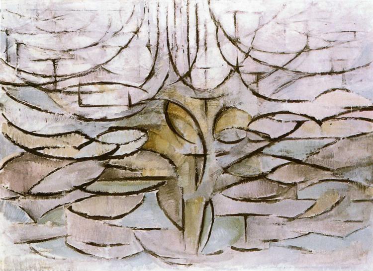 Piet Mondrian. Apple Tree in Flower. / Bloeiende
appelboom.