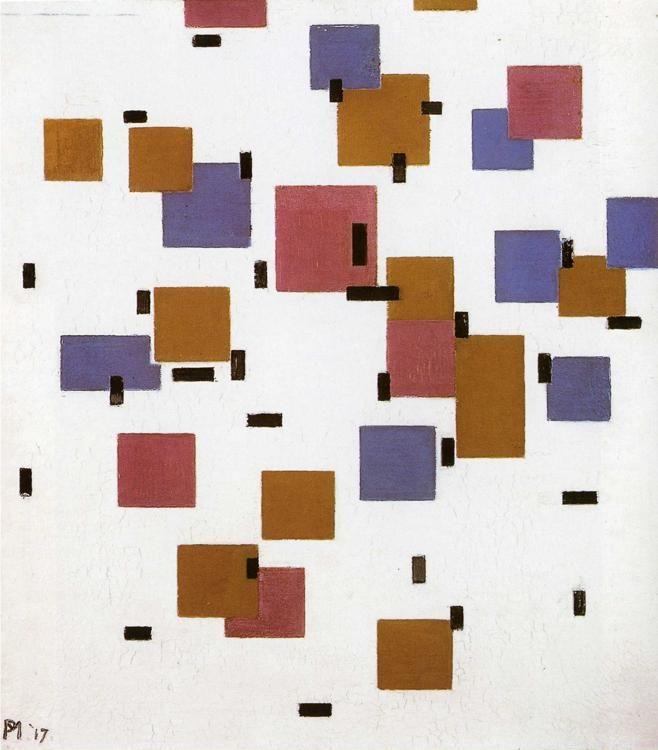 Piet Mondrian. Composition in Color A / Compositie
in kleur A.