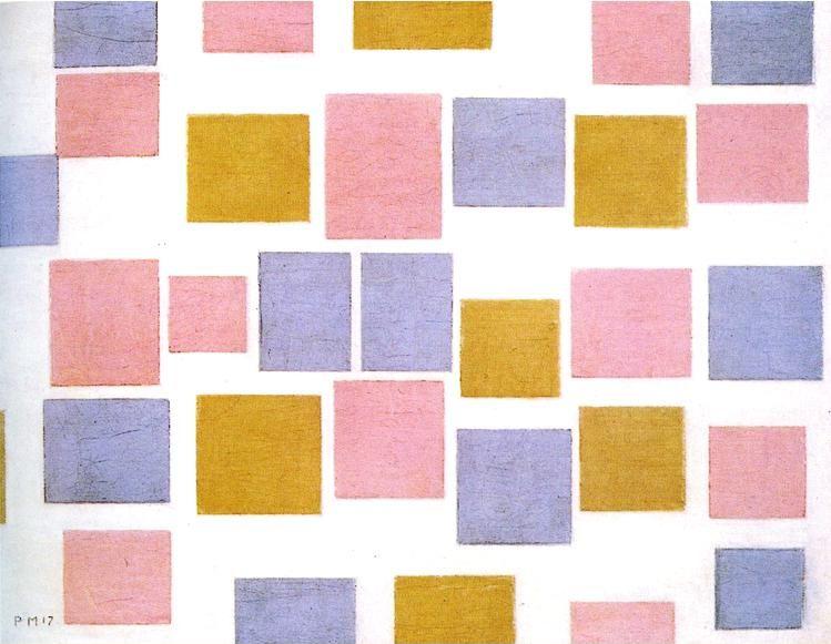 Piet Mondrian. Composition with Color Planes
No.3 ./ Compositie met kleurvlakjes nr.3.