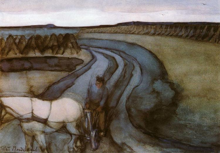 Piet Mondrian. At Work/On the Land. Aan den
 arbeid/Op't land.