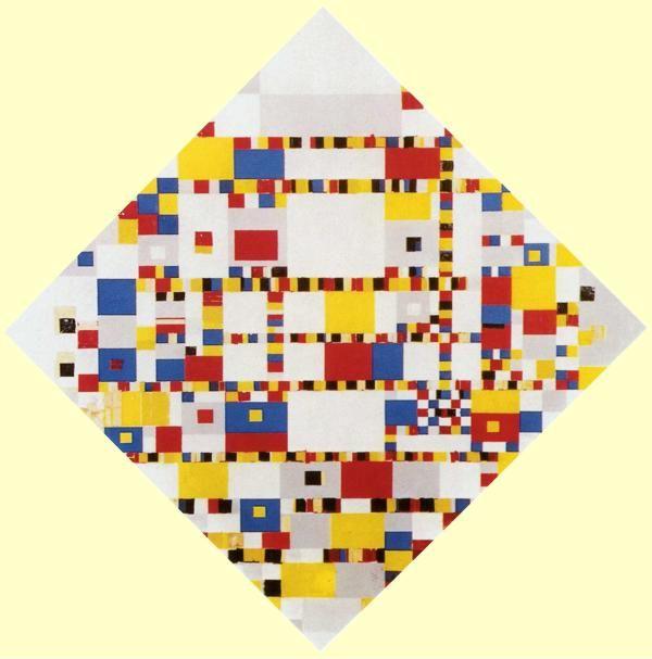 Piet Mondrian. Victory Boogie-Woogie (unfinished).