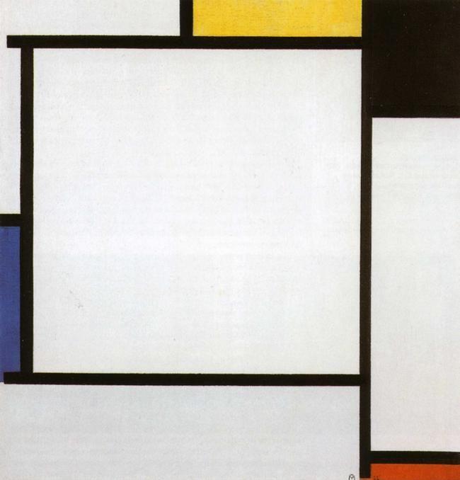 Piet Mondrian. Composition 2./ Compositie
2.