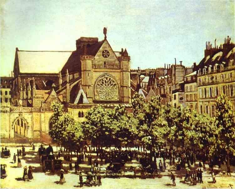 Claude Monet. Saint-Germain l'Auxerrois.