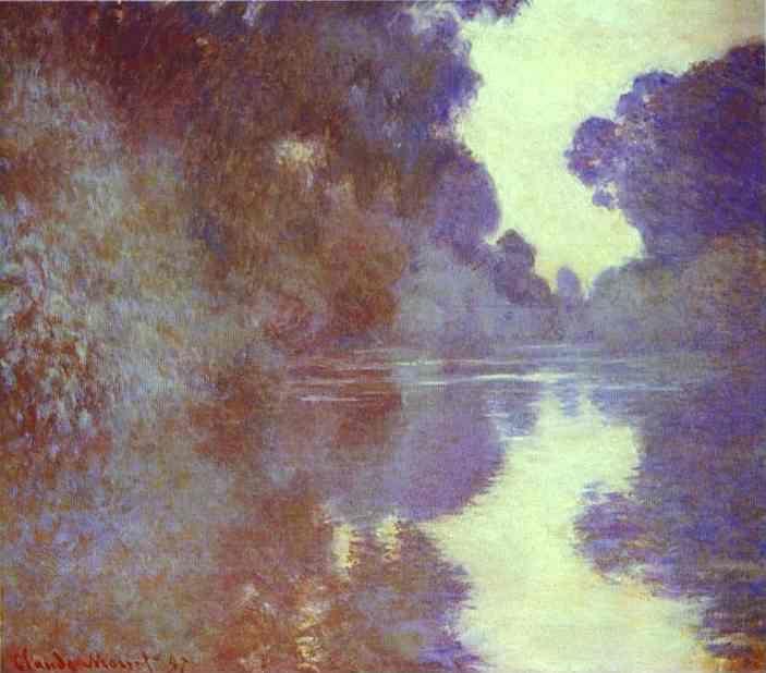 Claude Monet. Branch of the Seine Near Giverny.