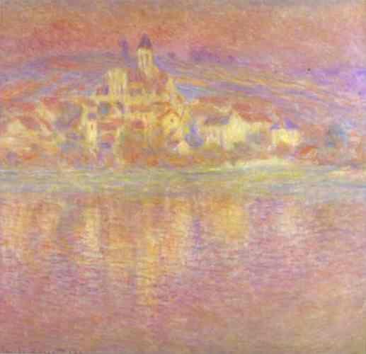 Claude Monet. Vétheuil, Setting Sun.