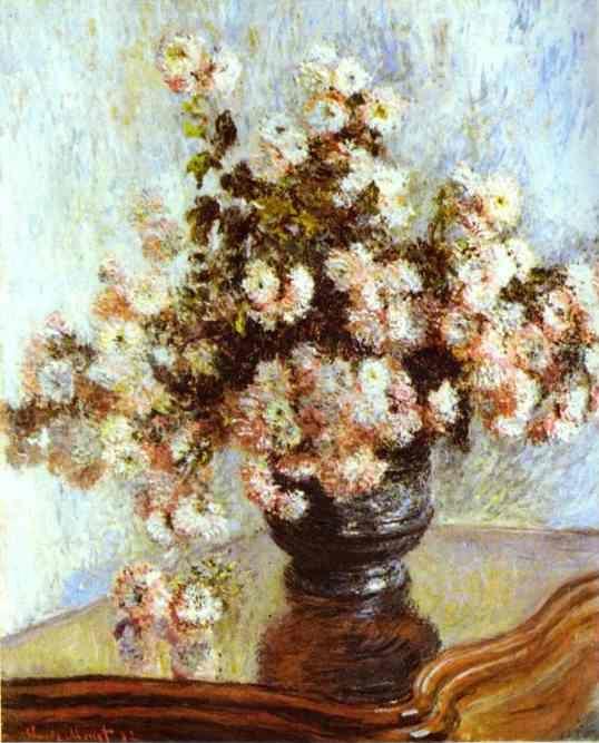 Claude Monet. Vase with Flowers.